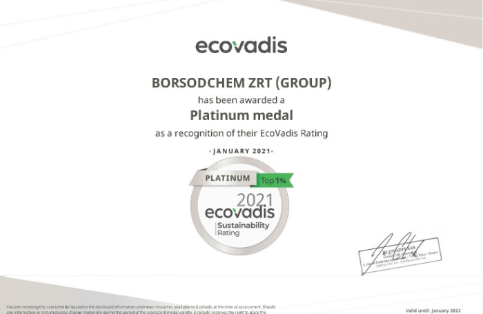 An even higher rating for our sustainability performance