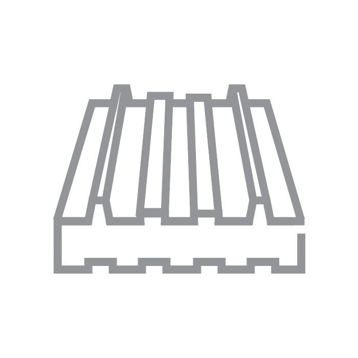 Laminated panels for roofs and walls